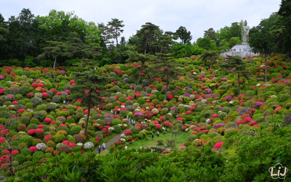 View of Shiofune Kannon Temple